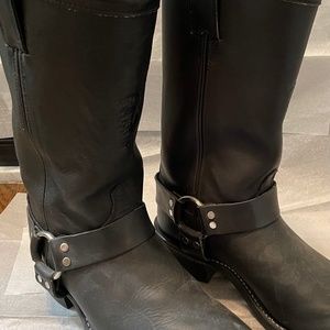 Men's Chippewa Harness Boots - Black Size 10